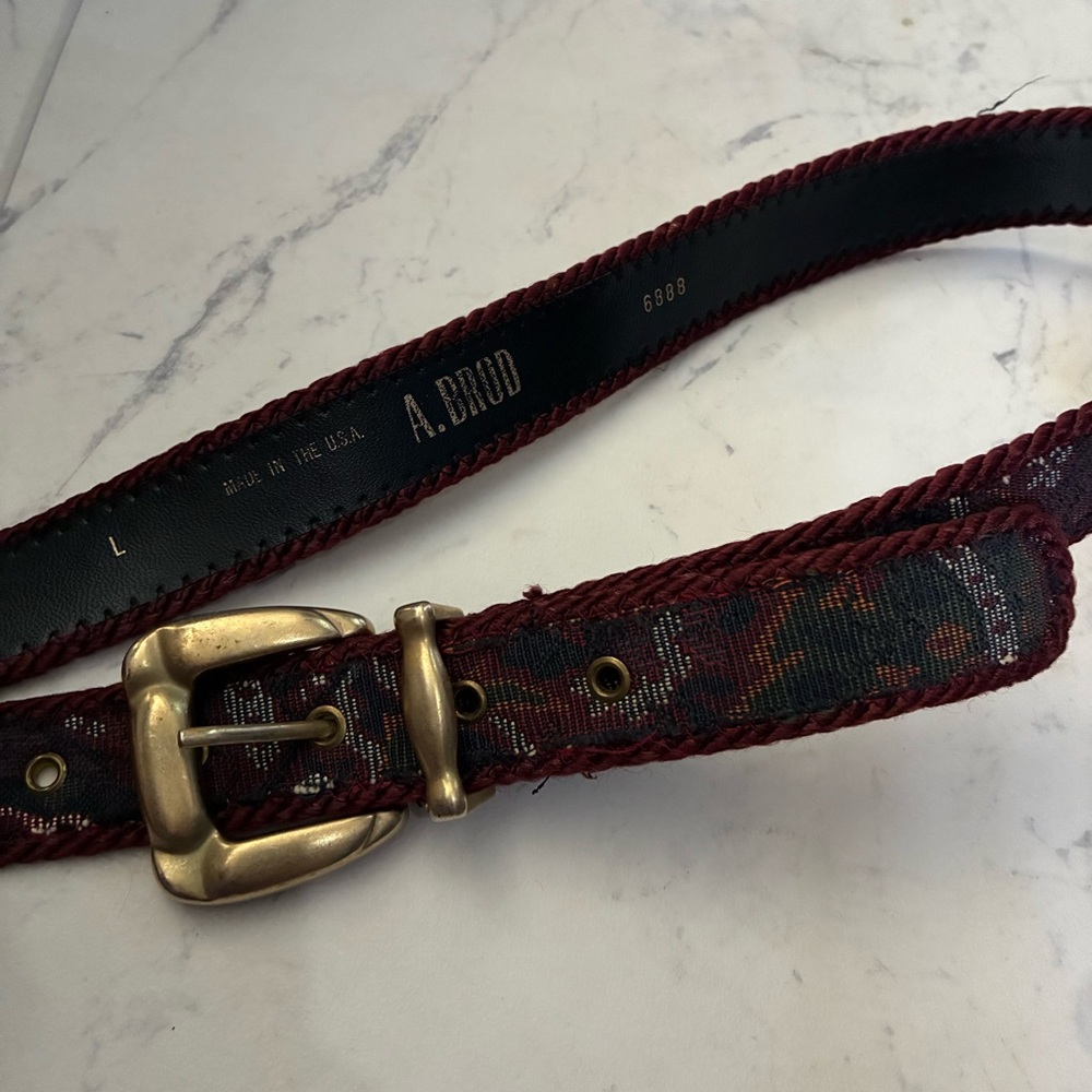 Genuine Leather A. BROD Belt
